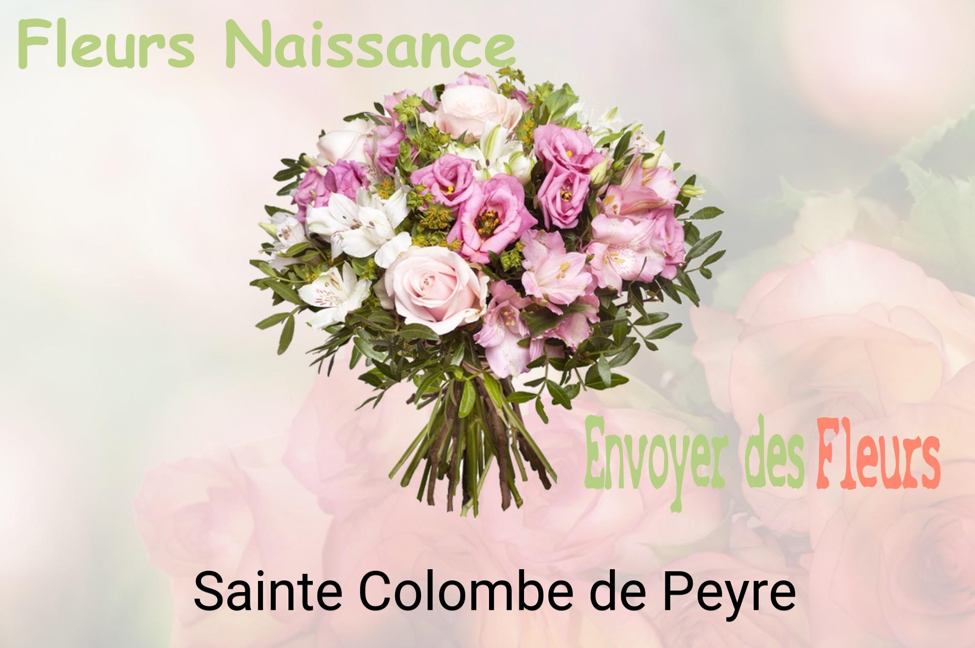 Bouquet de fleurs de naissance livré à Sainte-Colombe-de-Peyre
