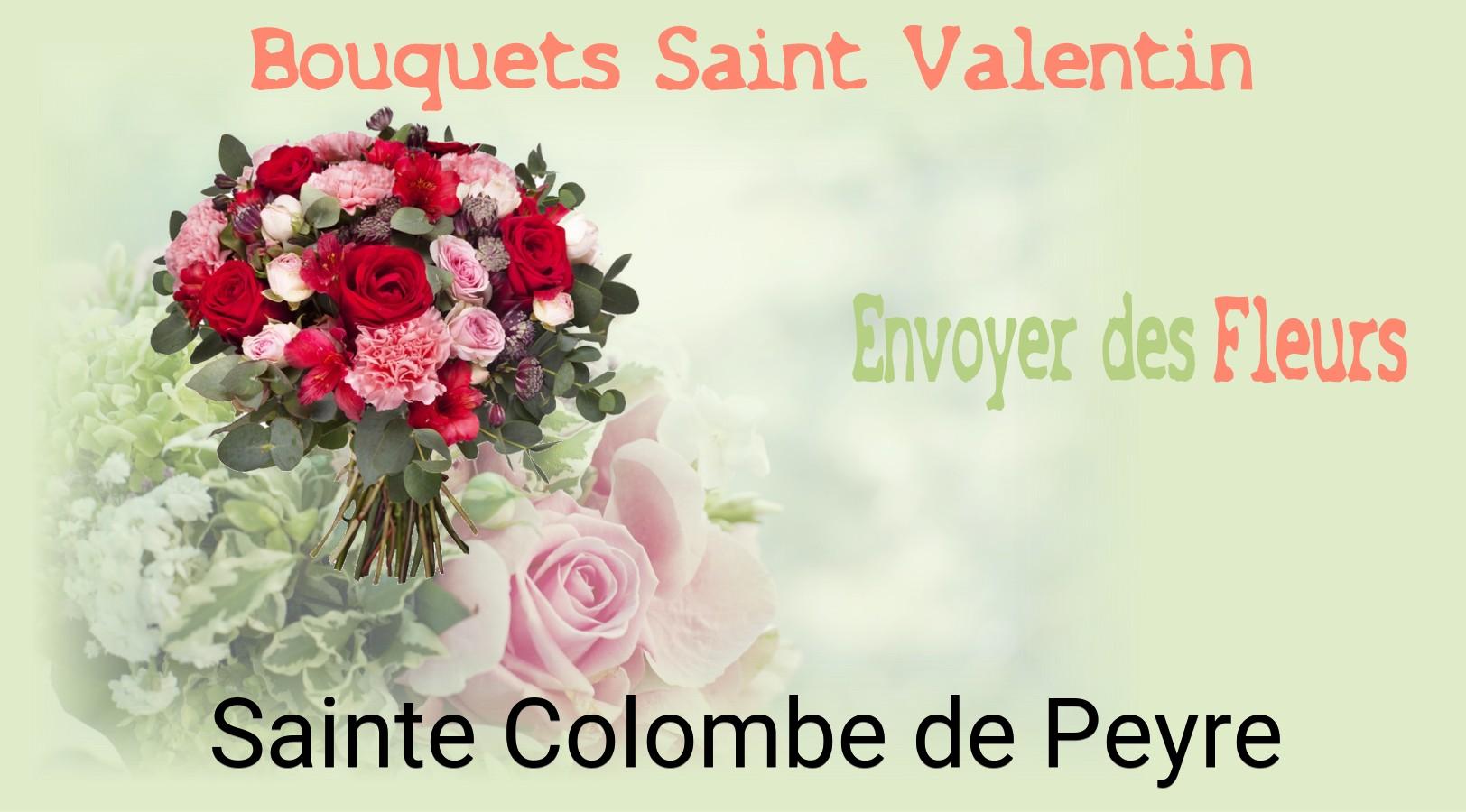 Roses de Saint-Valentin livrées à Sainte-Colombe-de-Peyre